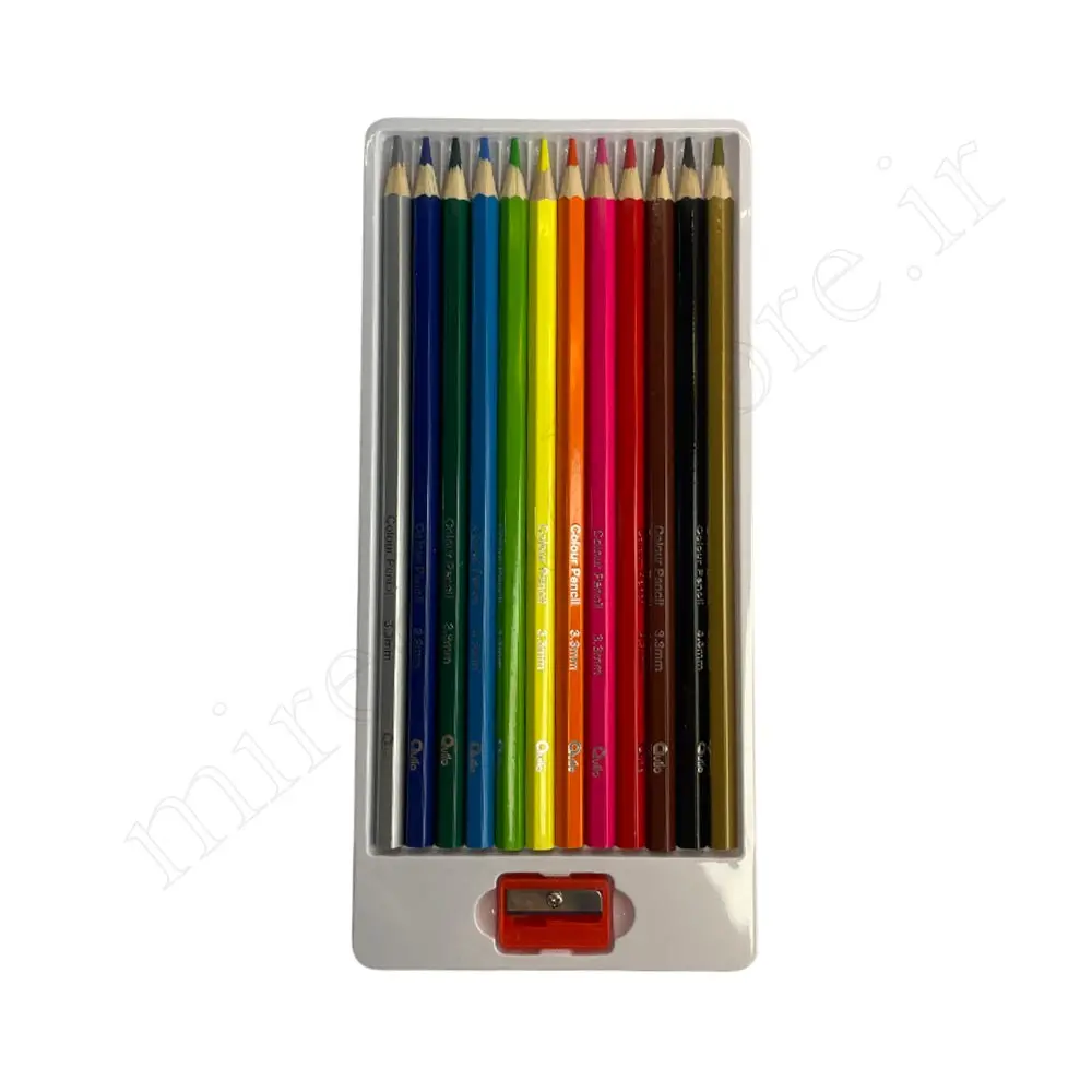 مداد رنگی 12 رنگ مقوایی کویلو Quilo NO:634157