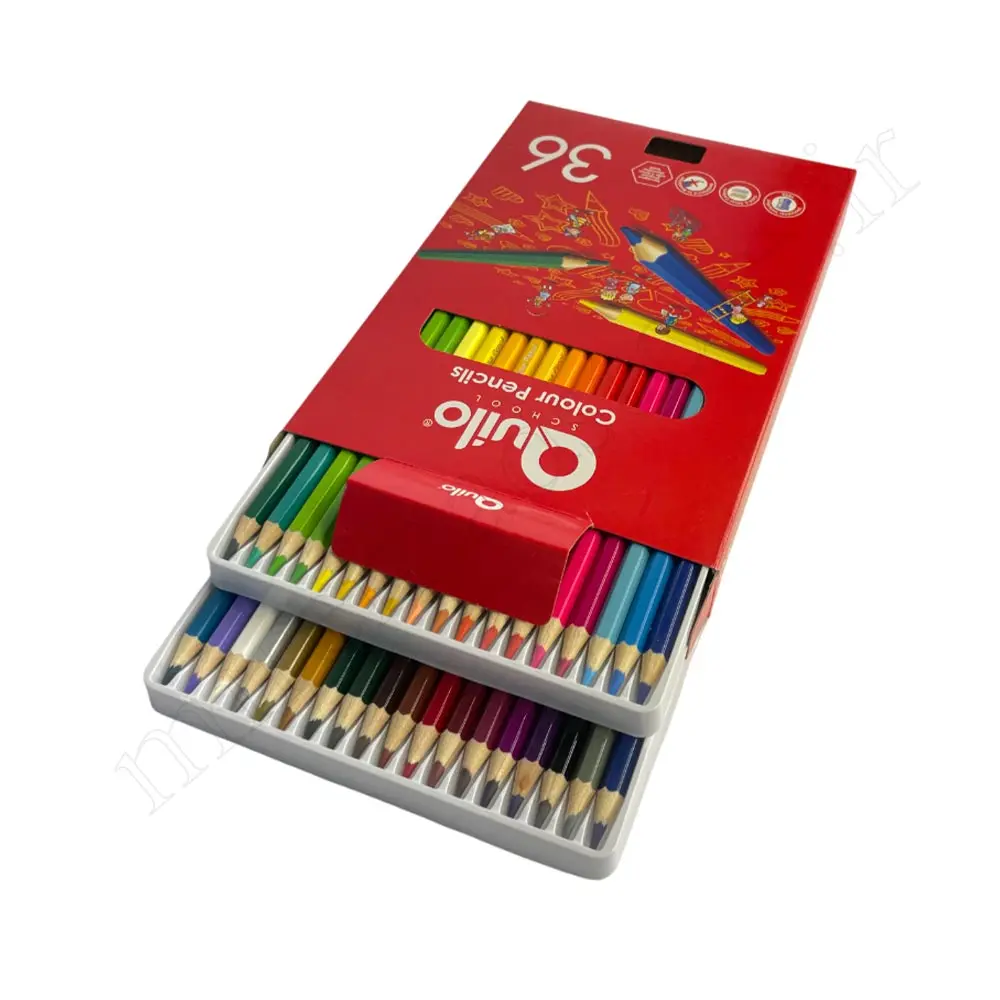 مداد رنگی 36 رنگ مقوایی کویلو Quilo NO:634159