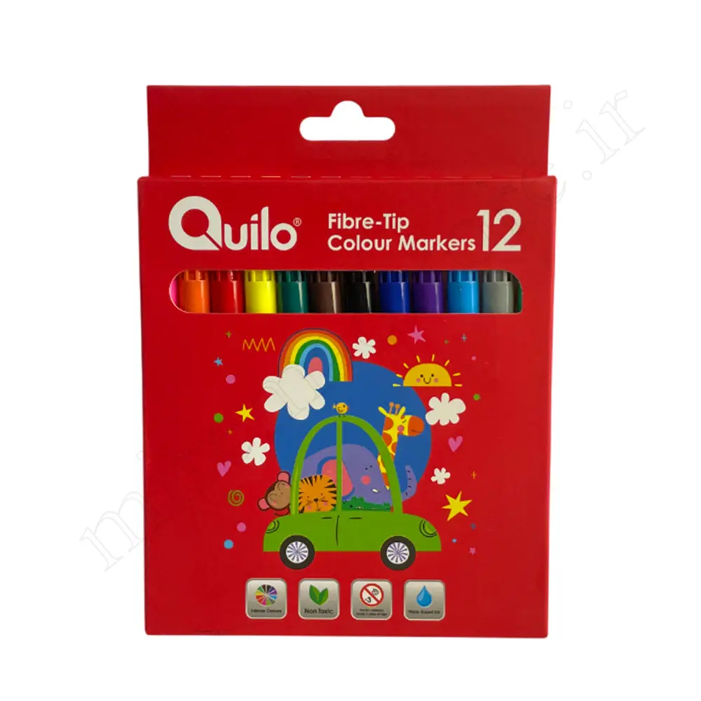 ماژیک 12 رنگ کویلو مقوایی Quilo NO:634381