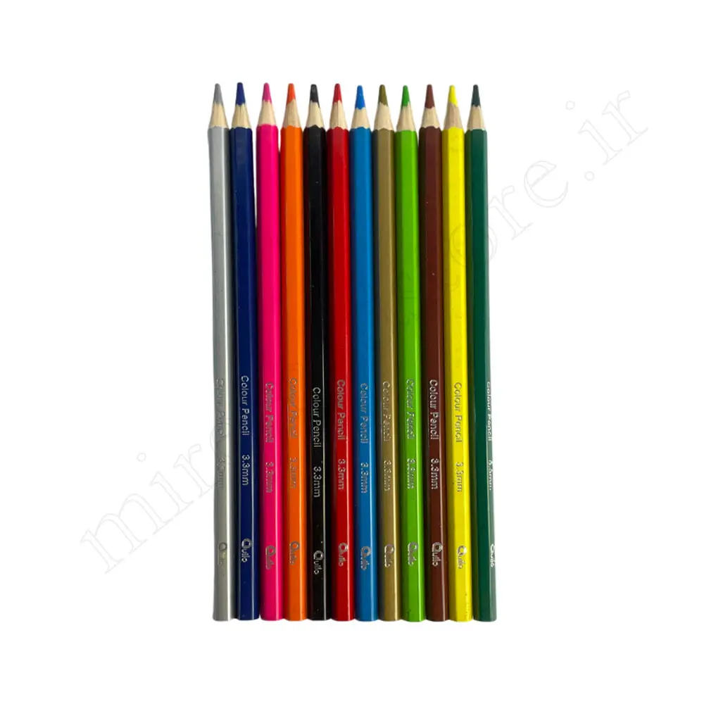 مداد رنگی 12 رنگ لوله ای کویلو Quilo NO:634437