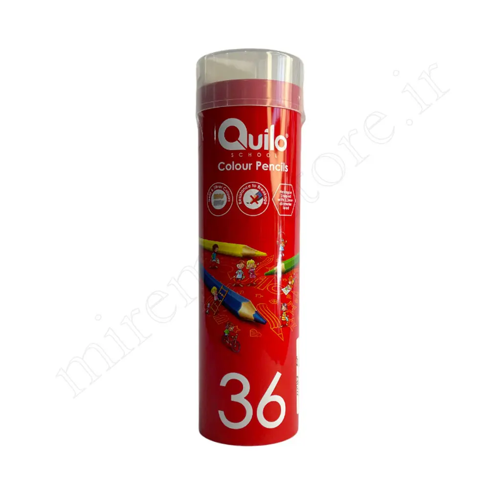 مداد رنگی 36رنگ کویلو لوله ای Quilo NO:634439