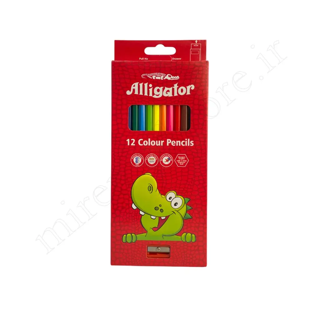 مدادرنگی 12 رنگ الیگیتور Alligator NO:51500001