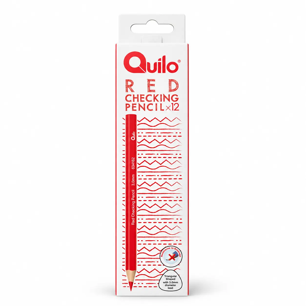 مدادقرمز12عددی سه گوش کویلو QUILO