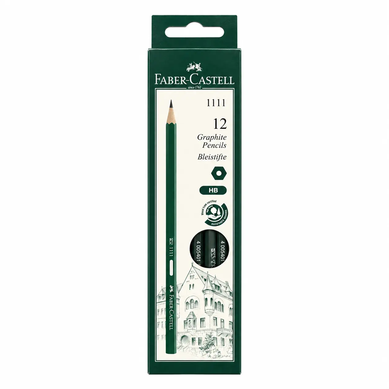 مدادمشکی 12عددی فابرکاستل FABER-CASTELL