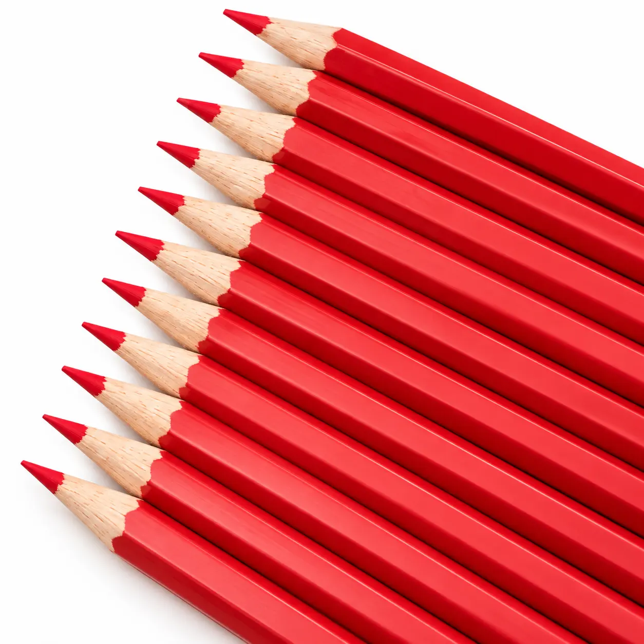 مداد قرمز 12عددی فابرکاستل FABER-CASTELL