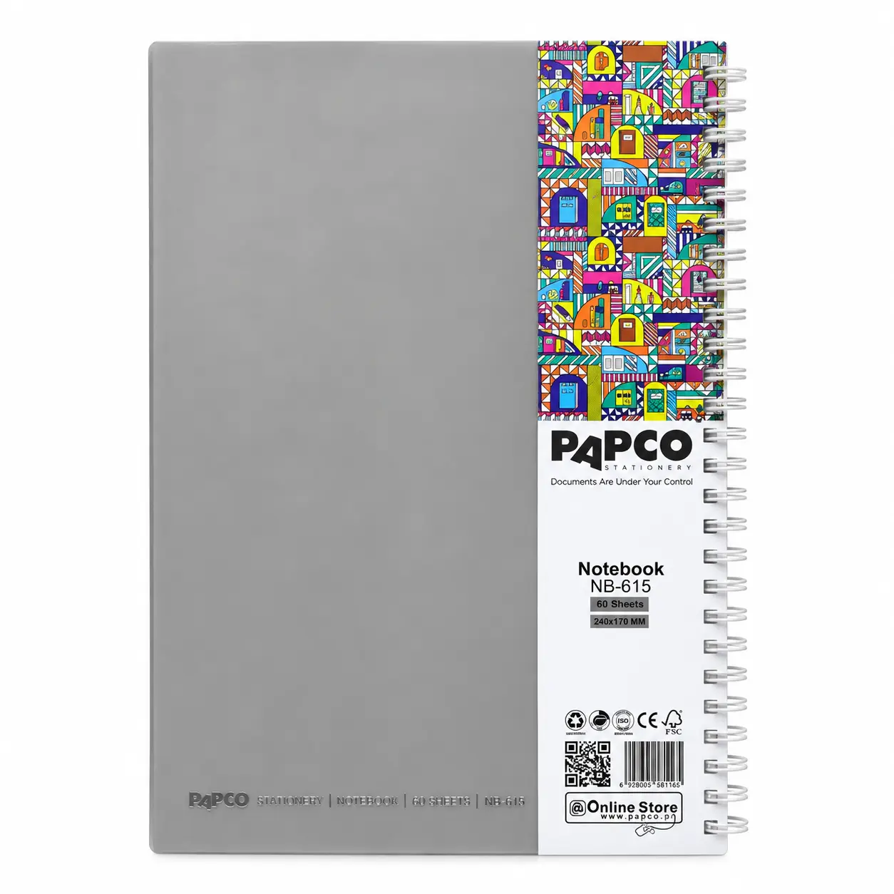 دفتر60برگ پاپکو PAPCO NB-615