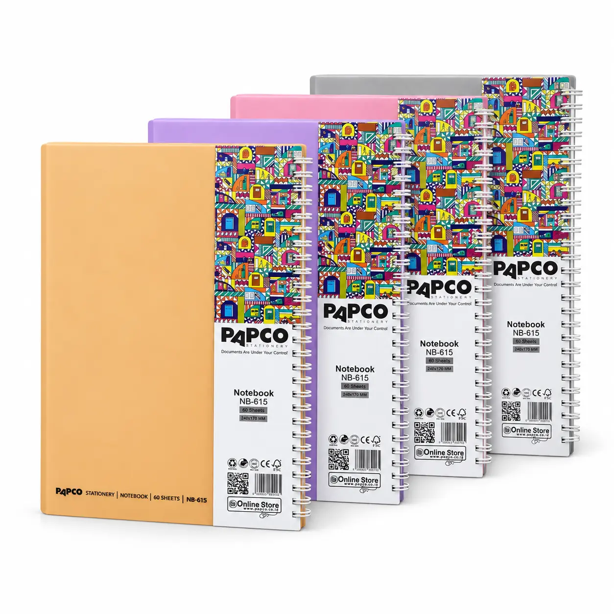 دفتر60برگ پاپکو PAPCO NB-615