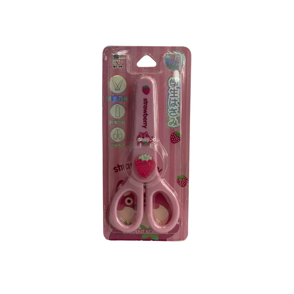 قیچی فلزی قابدار STRAWBERRY S-9154