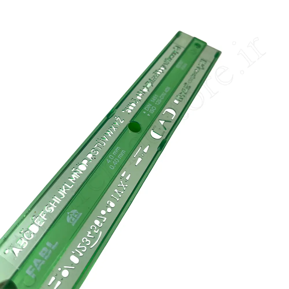 شابلون حروف انگلیسی 4mil فابل FABL-93787