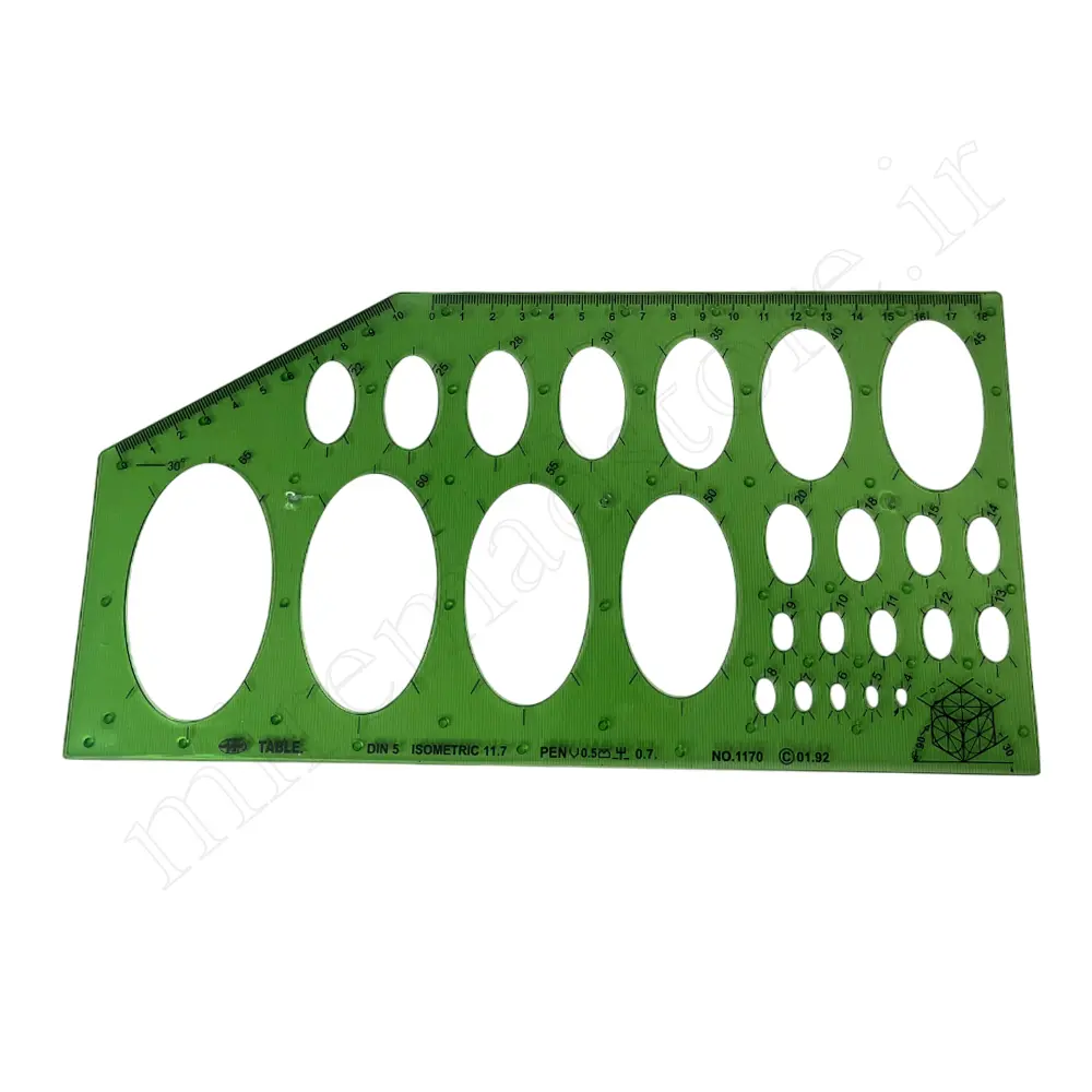 شابلون بیضی 30CMتابل TABLE-NO1170