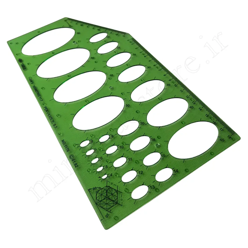 شابلون بیضی 30CMتابل TABLE-NO1170