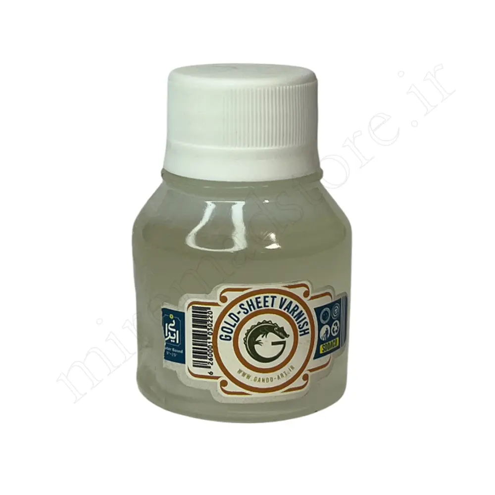 وارنیش ورق طلا سوداکو بی رنگ SODACO2606-55mil