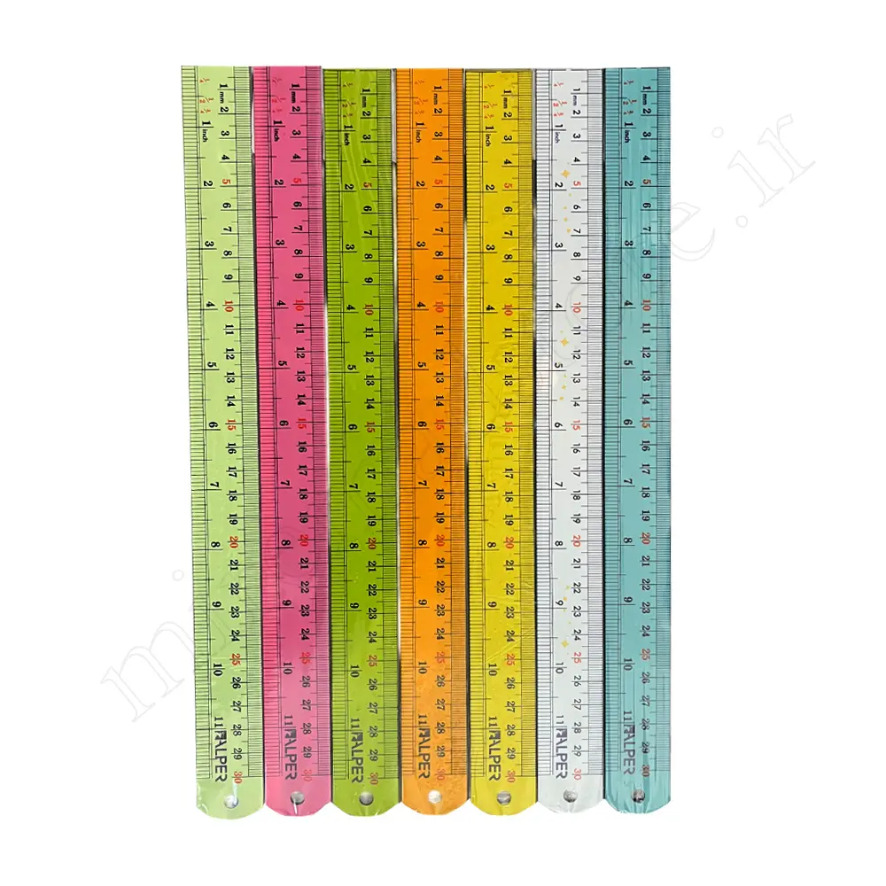 خط کش رنگی فانتزی آلپرALPER 30 CM