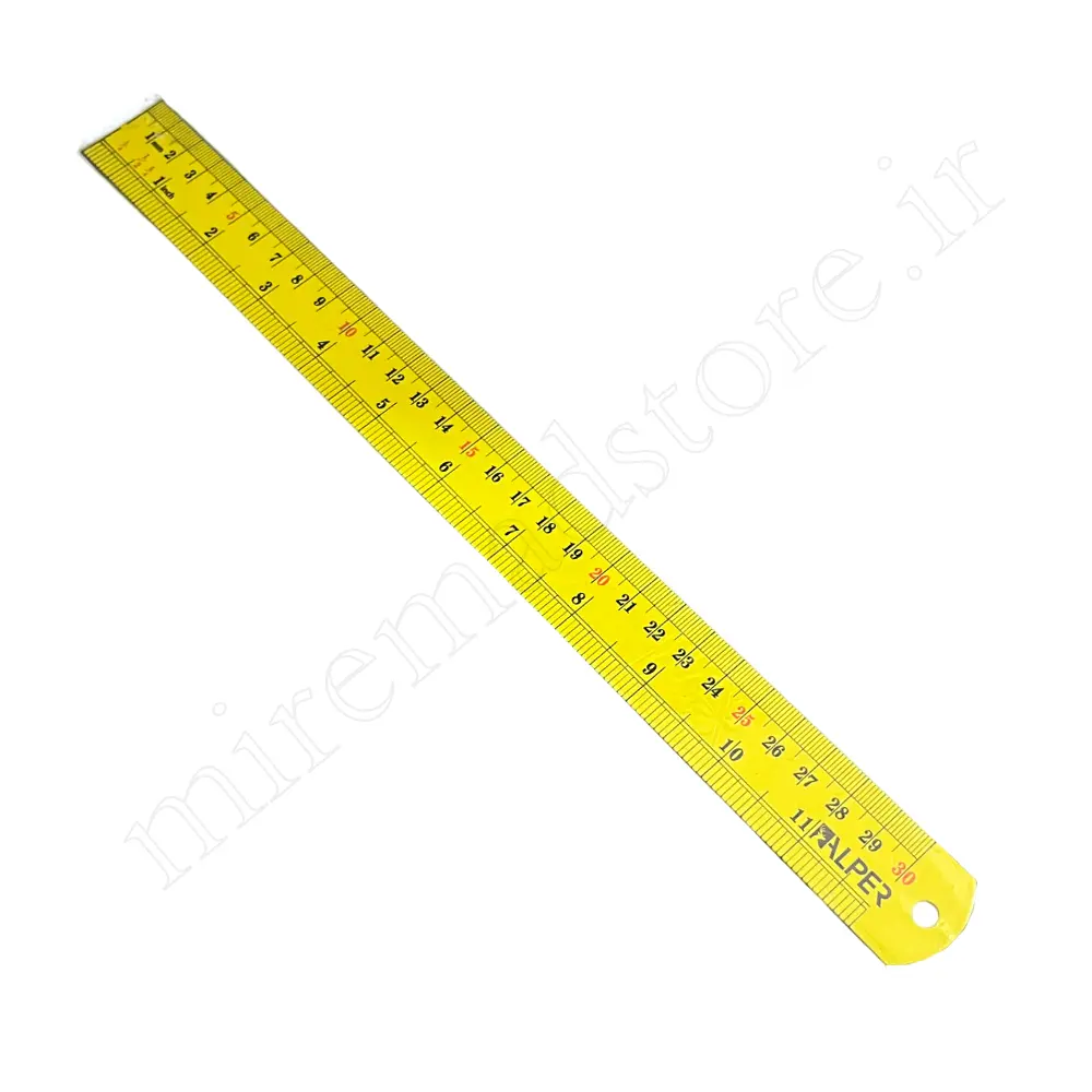 خط کش رنگی فانتزی آلپرALPER 30 CM