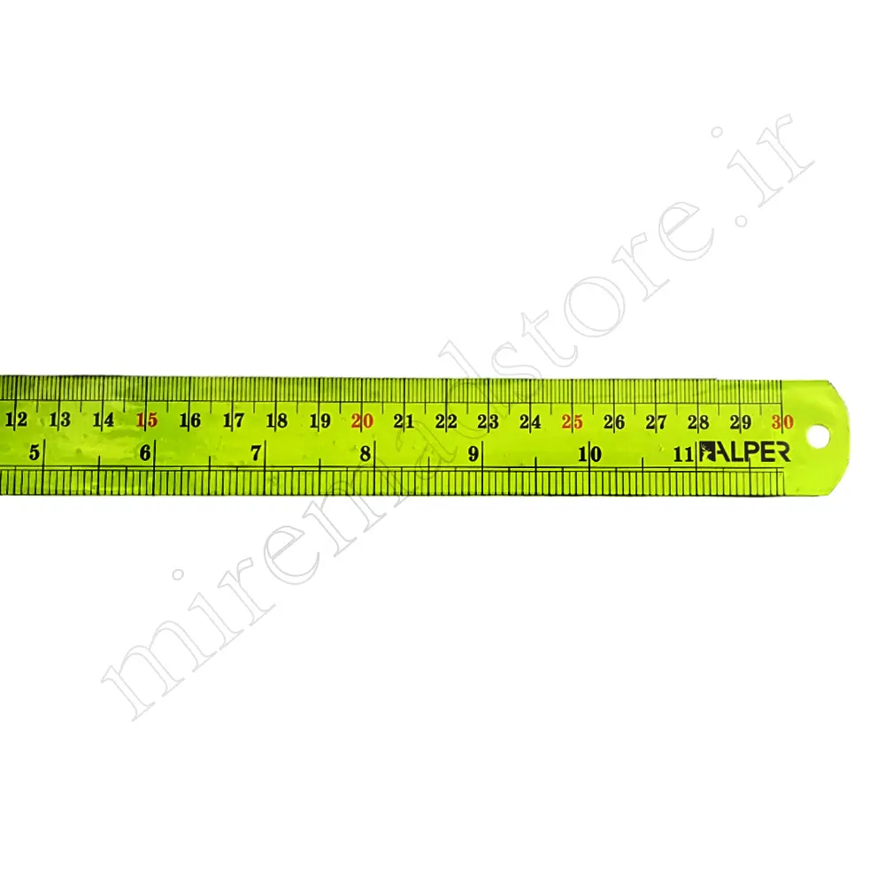 خط کش رنگی فانتزی آلپرALPER 30 CM
