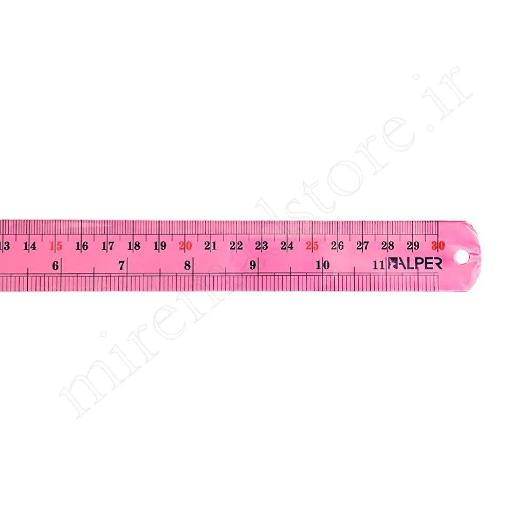 خط کش رنگی فانتزی آلپرALPER 30 CM