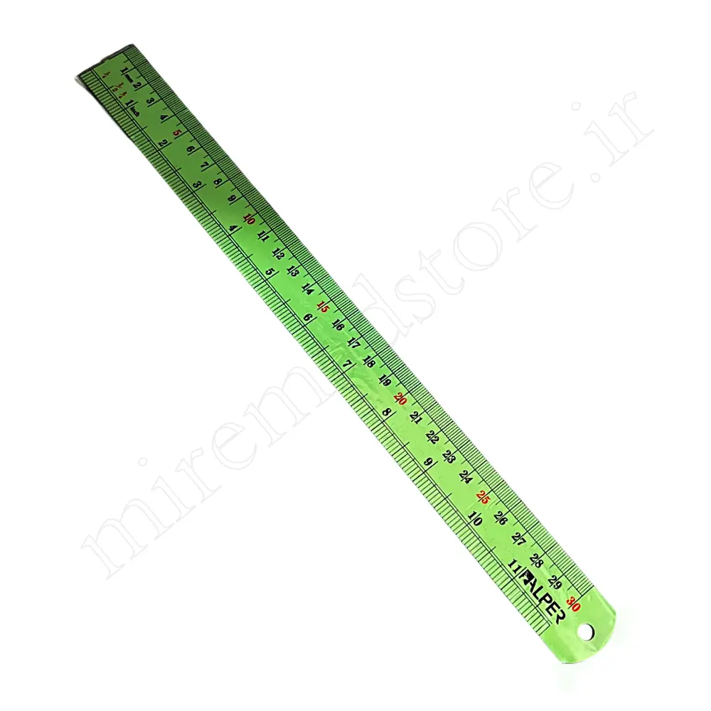 خط کش رنگی فانتزی آلپرALPER 30 CM