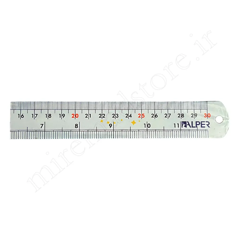 خط کش رنگی فانتزی آلپرALPER 30 CM