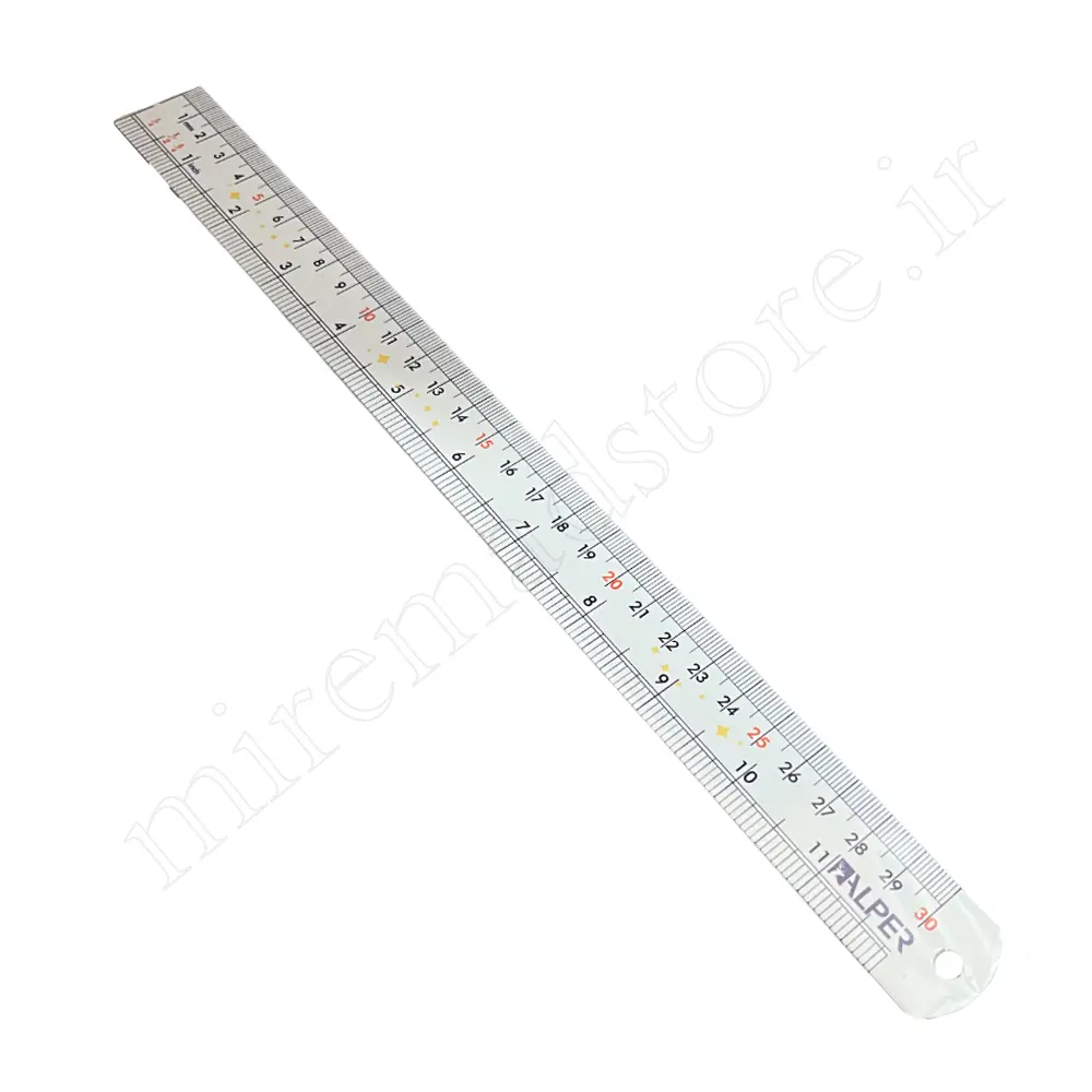 خط کش رنگی فانتزی آلپرALPER 30 CM
