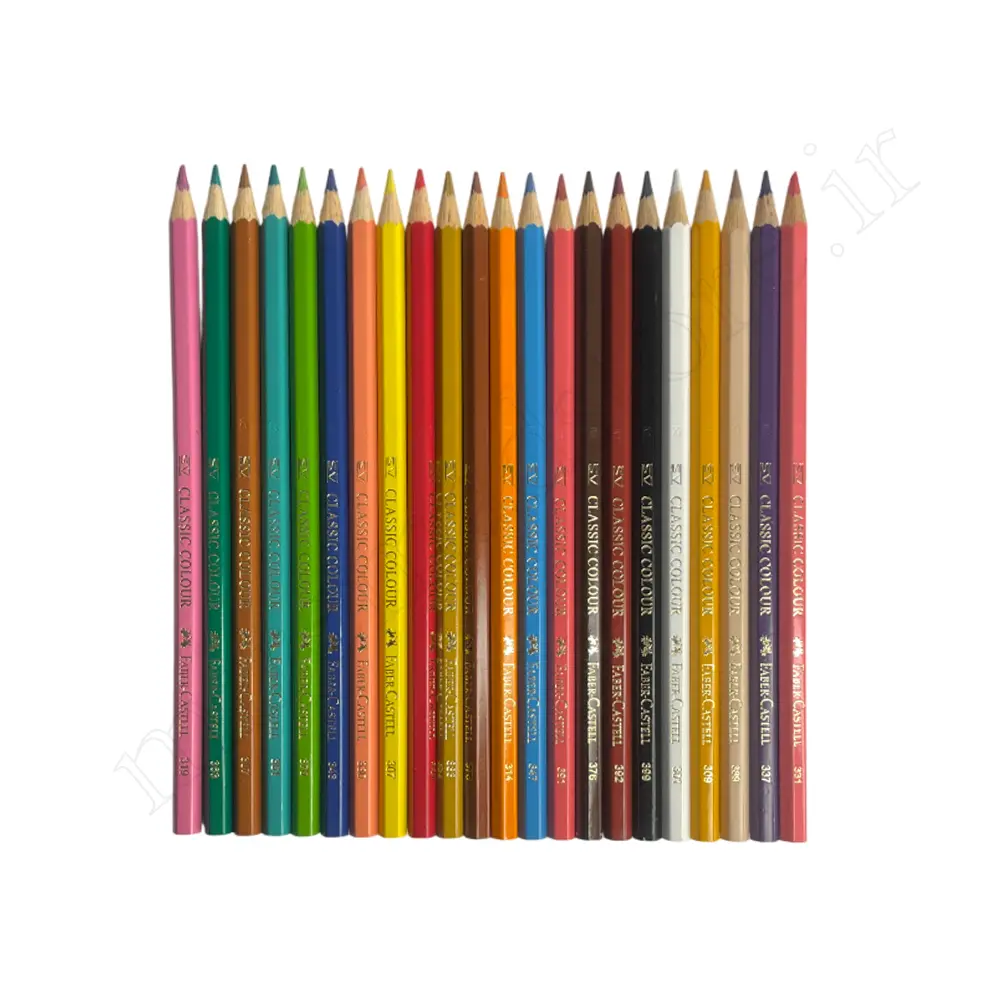 مدادرنگی حرفه ای22رنگ پوست مقوایی فابرکاستلFABER-CASTELL
