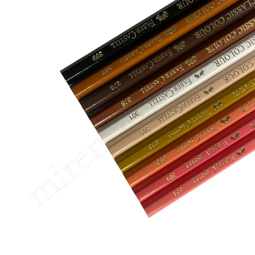 مدادرنگی حرفه ای 10رنگ پوست مقوایی فابرکاستلFABER-CASTELL