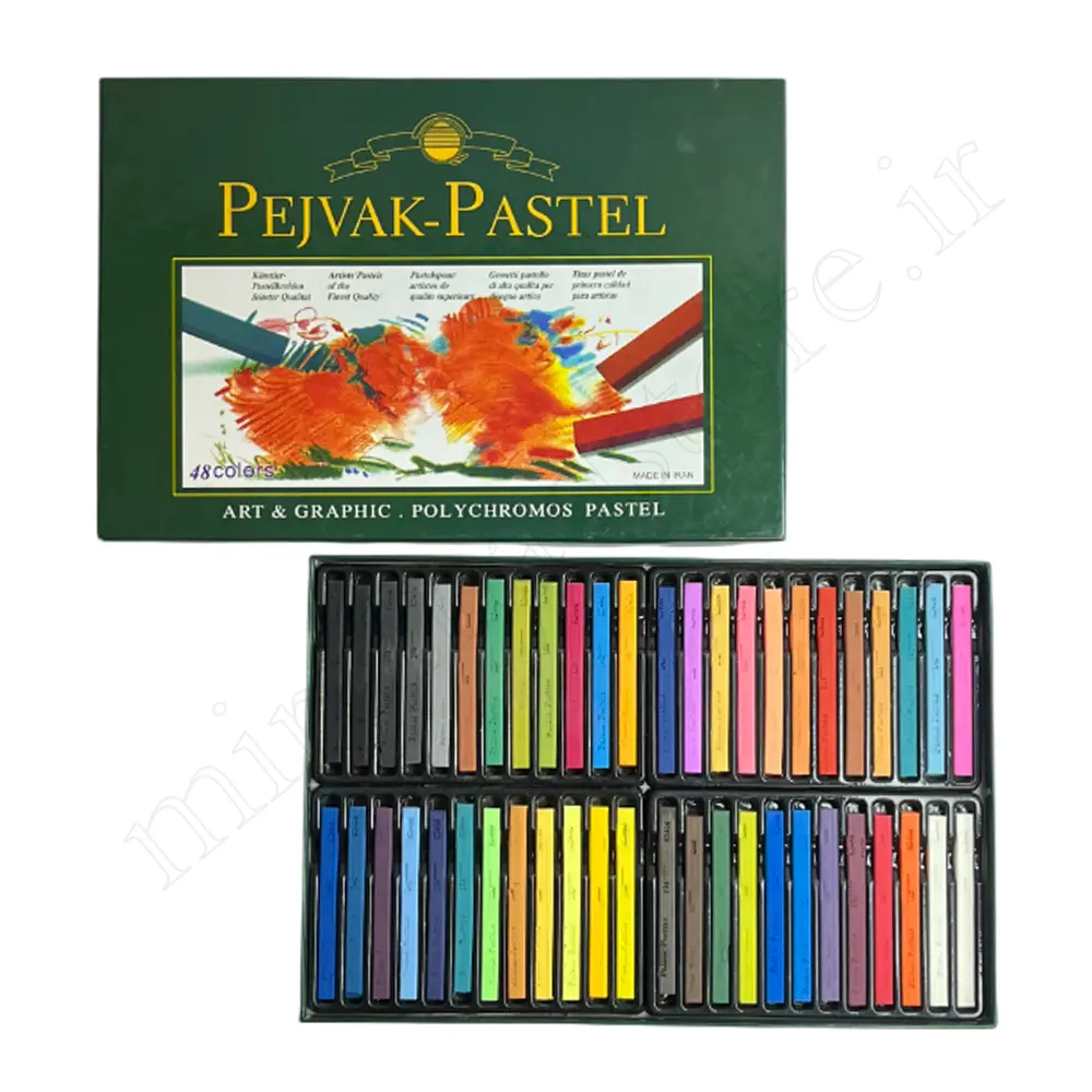 پاستل گچی 48رنگ پژواکPEJVAK-PASTEL