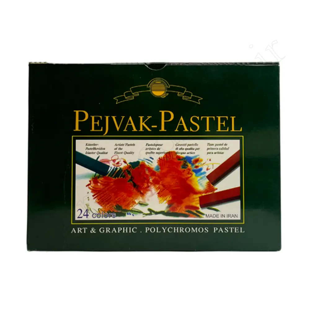 پاستل گچی24رنگ پژواکPEJVAK-PASTEL
