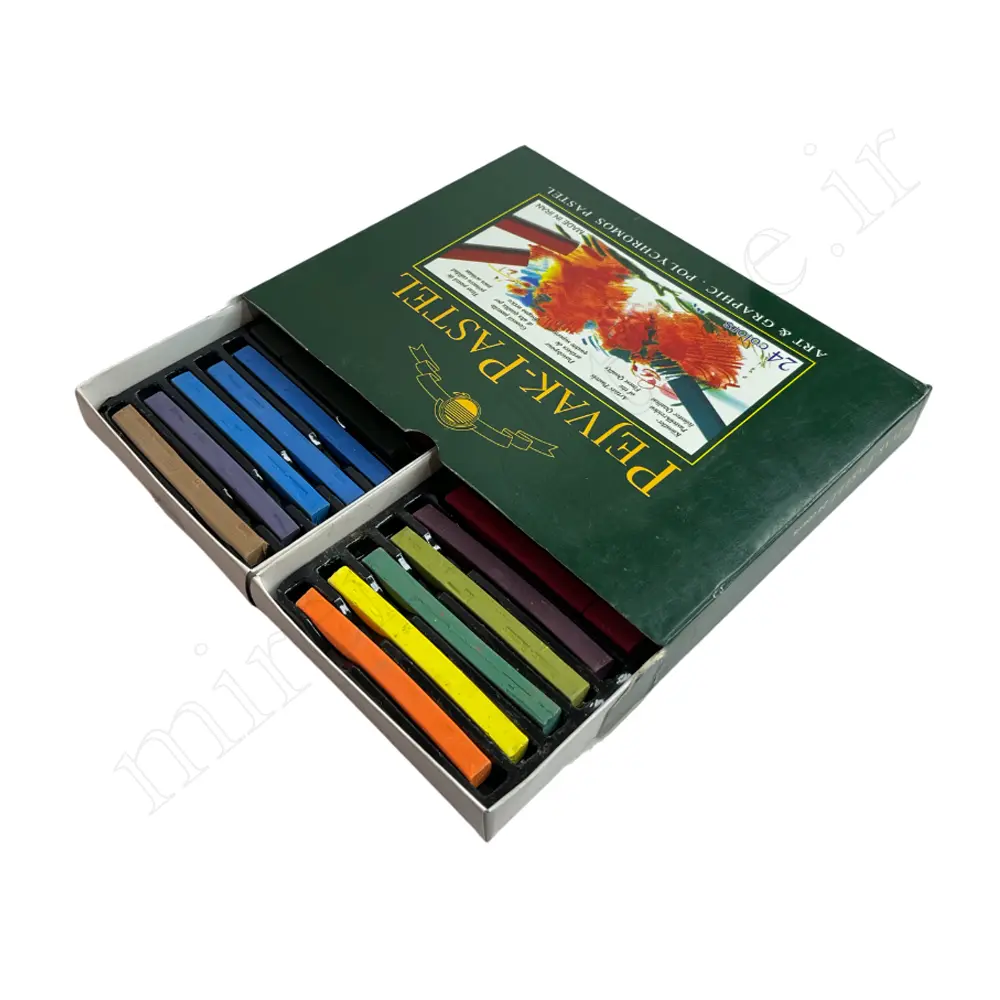 پاستل گچی24رنگ پژواکPEJVAK-PASTEL