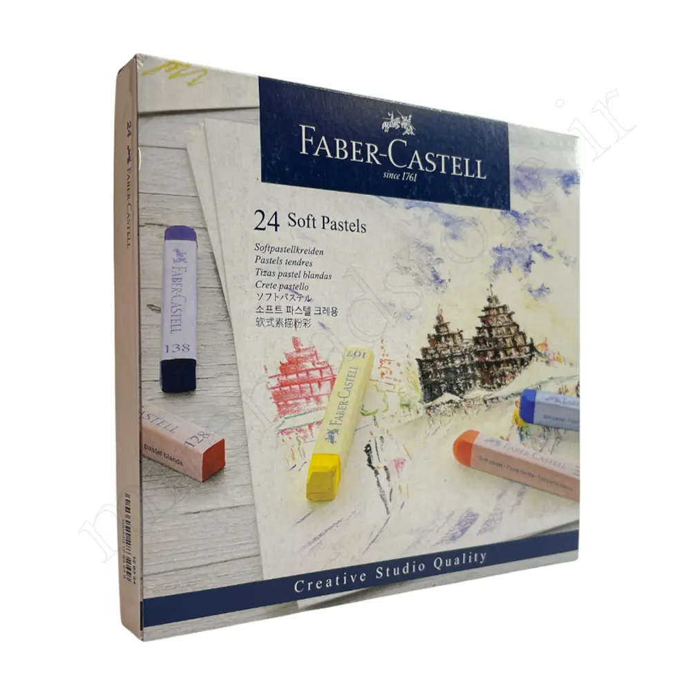 پاستل گچی24رنگ فابرکاستلFABER-CASTELL