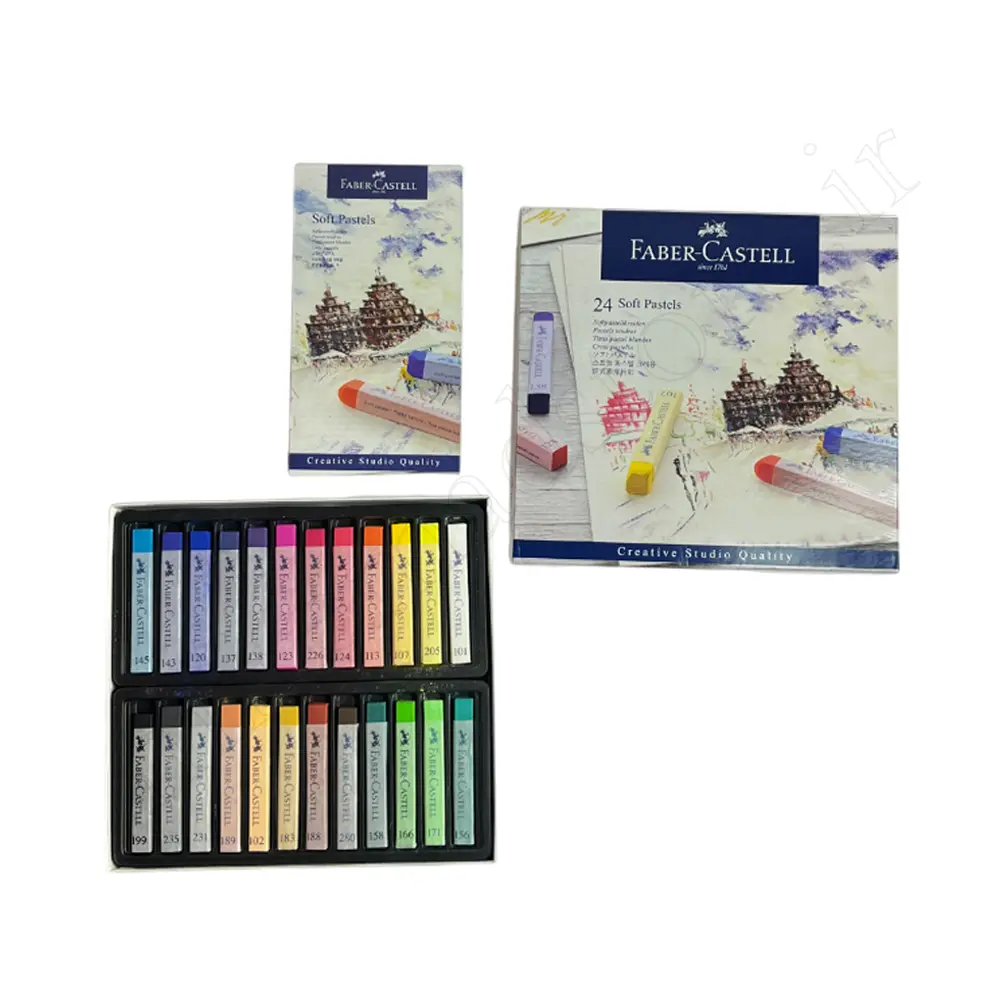 پاستل گچی24رنگ فابرکاستلFABER-CASTELL