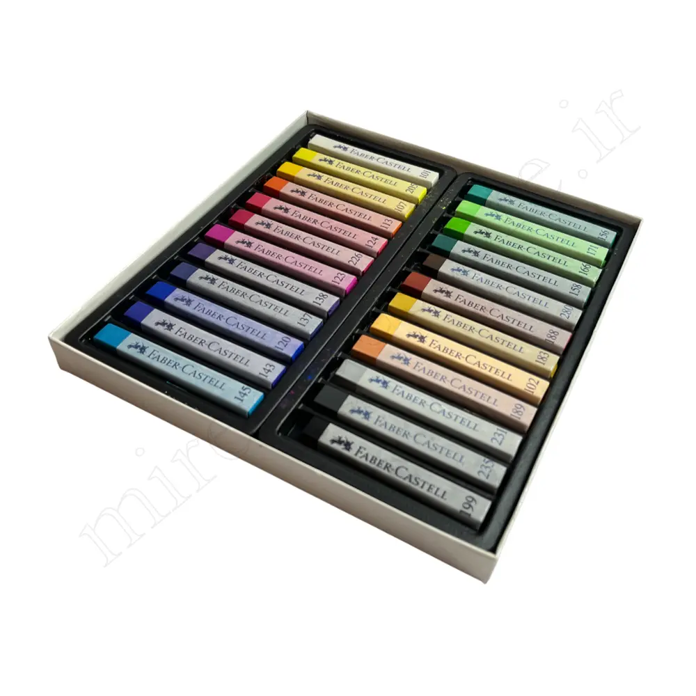 پاستل گچی24رنگ فابرکاستلFABER-CASTELL