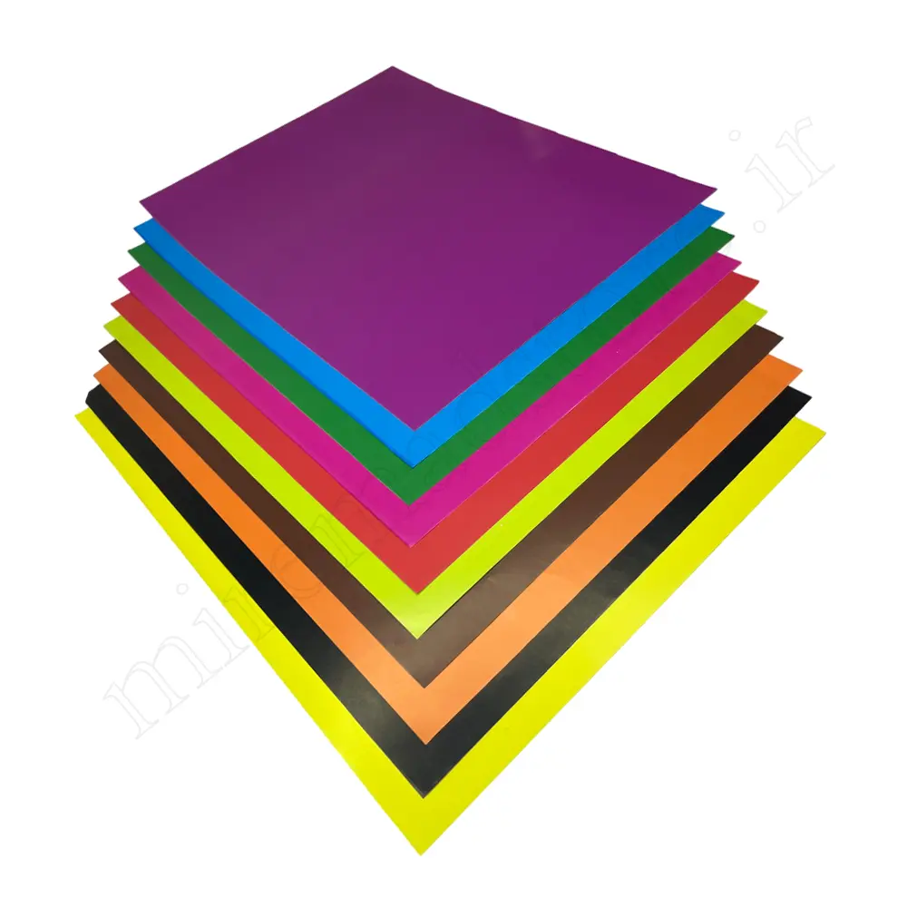 کاغذ رنگی گلاسه 10 رنگ سایز A4