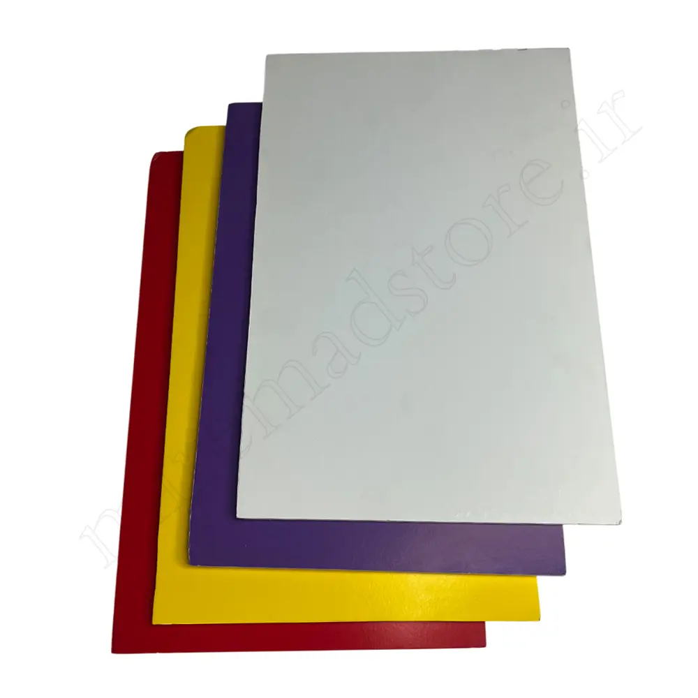 فوم برد رنگی وسفید5mil سایزFoam board A4