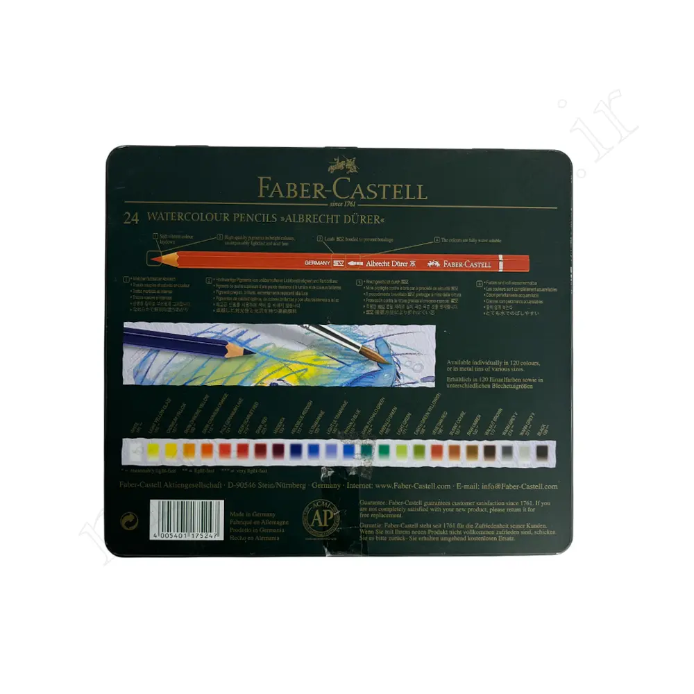 مداد رنگی آبرنگی24رنگ فابرکاستل آلبرشت دورر FABER-CASTELL