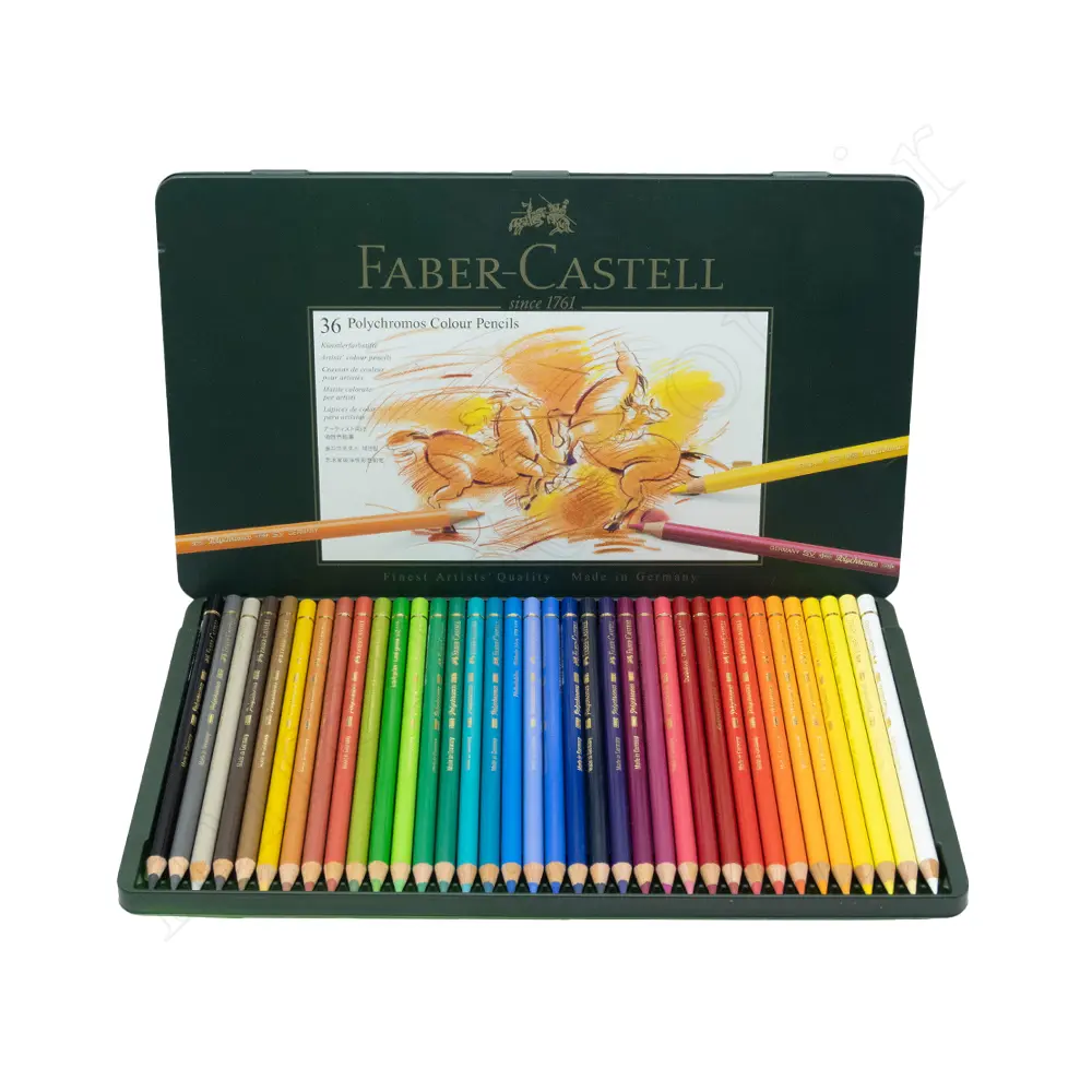 مداد رنگی پلی کروم 36رنگ فابرکاستل FABER-CASTELL