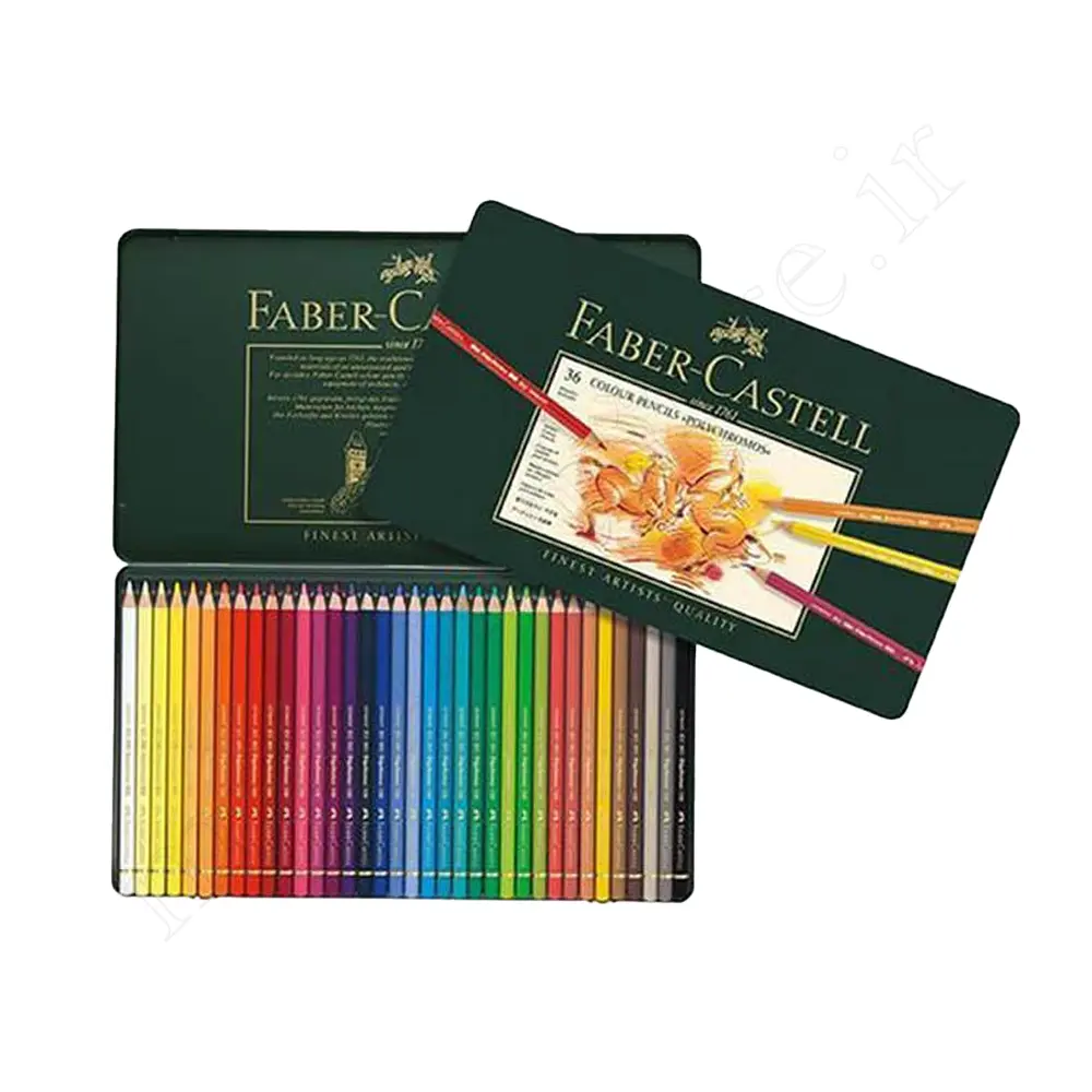 مداد رنگی پلی کروم 36رنگ فابرکاستل FABER-CASTELL