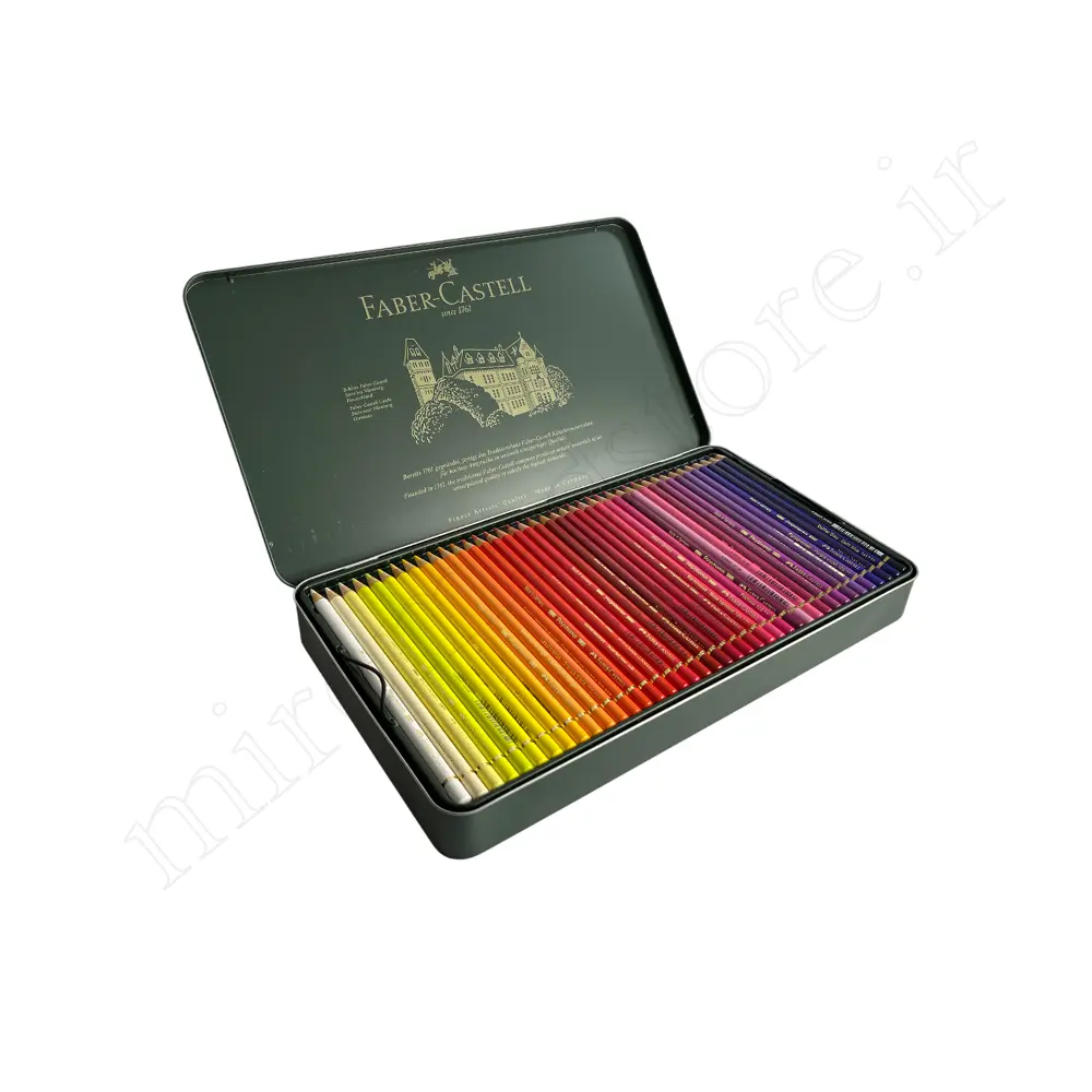 مداد رنگی پلی کروم 120رنگ فابرکاستل FABER-CASTELL