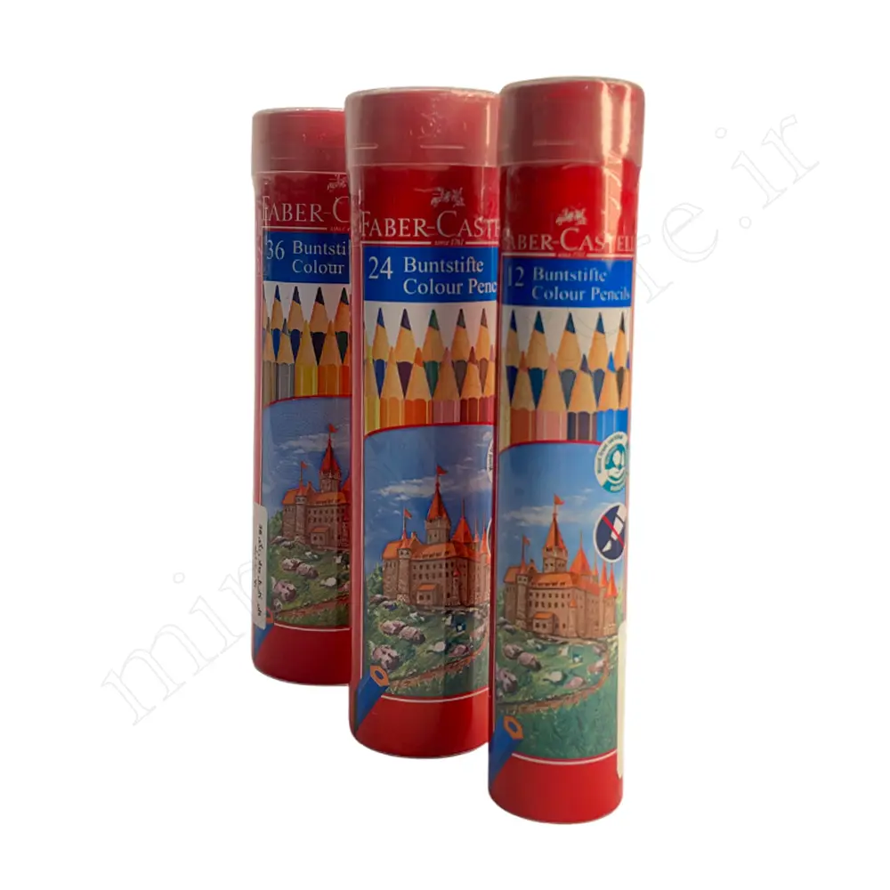 مداد رنگی استوانه ای 12 رنگ فابر کاستل FABER-CASTELL 5826