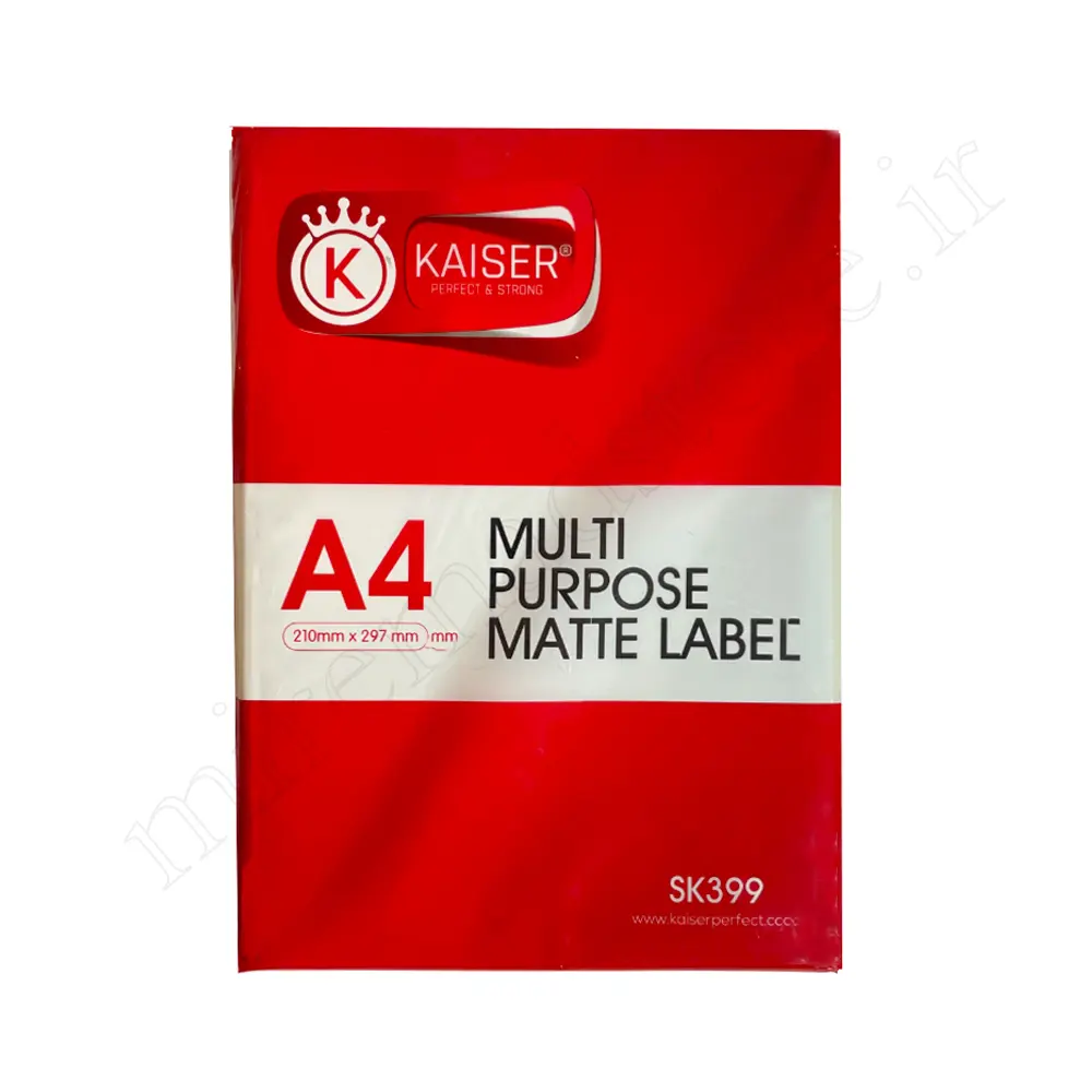 لیبل مات A4 کایزر KAISER SK 399
