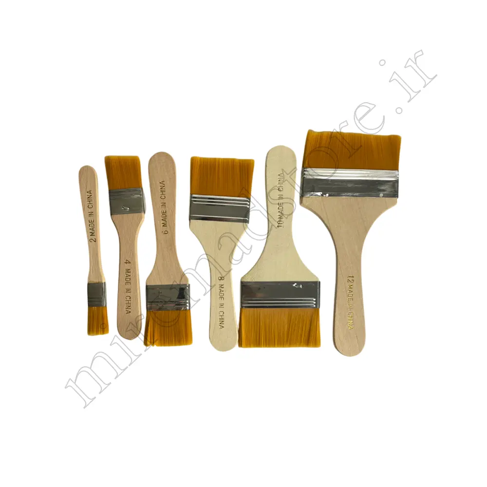 ست قلمو زمینه 5عددی مو زرد Dan Yi