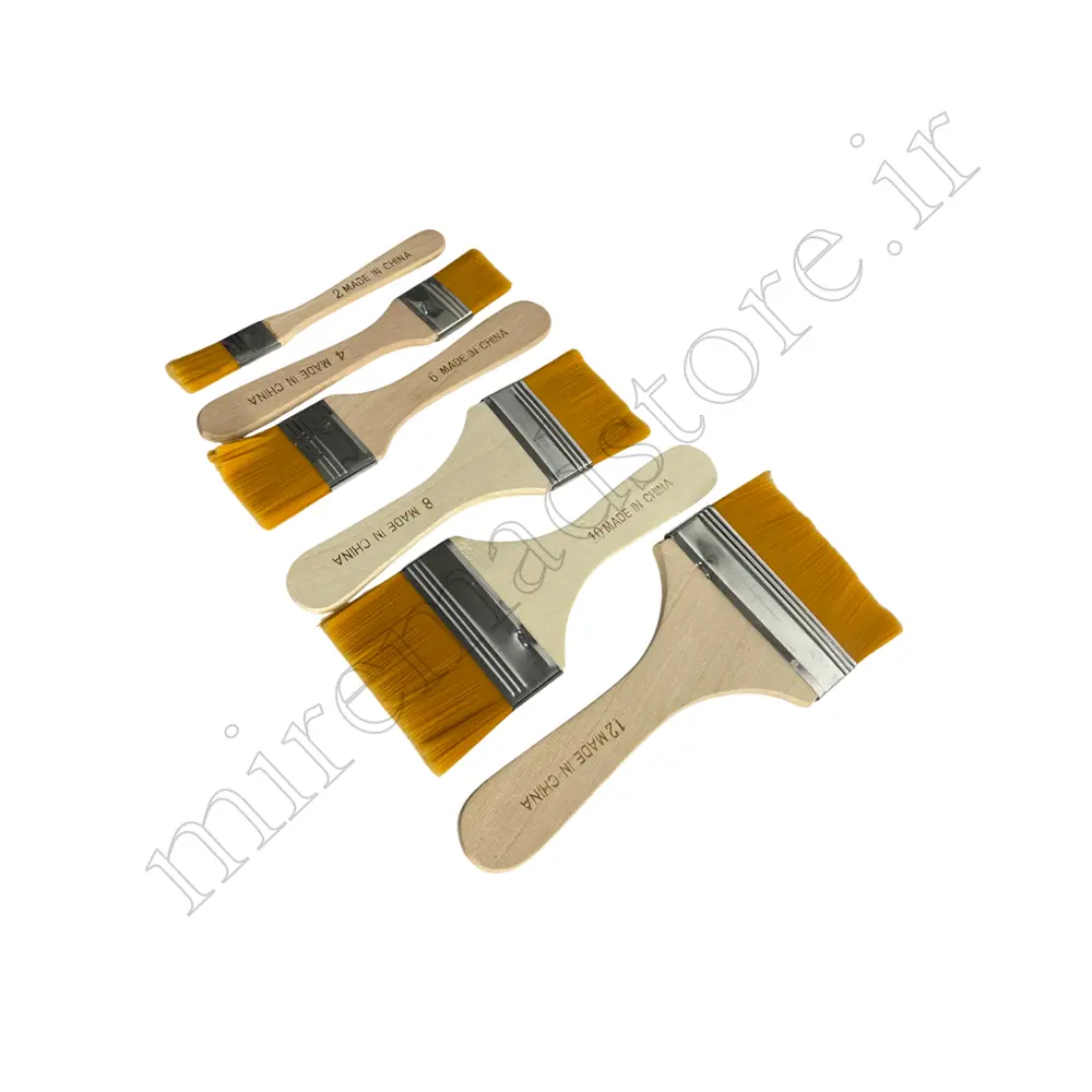 ست قلمو زمینه 5عددی مو زرد Dan Yi