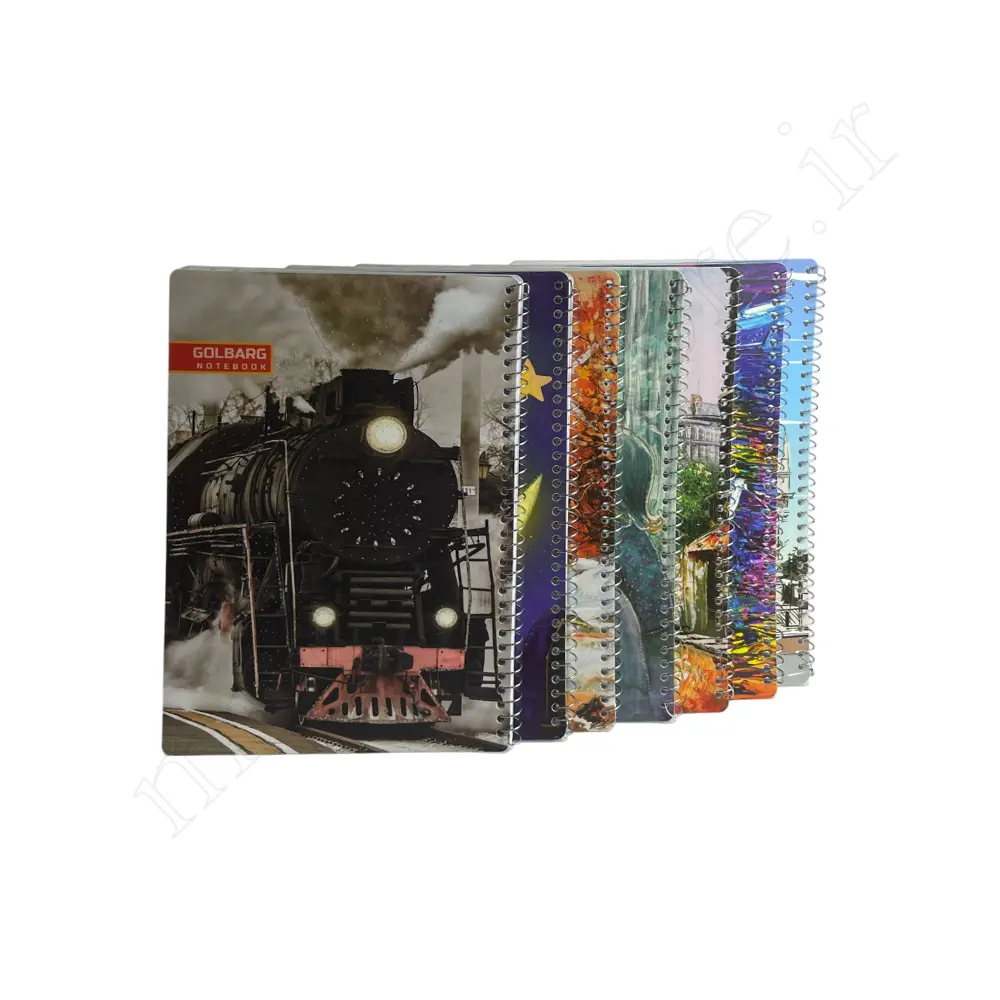 دفتر 50برگ شطرنجی نیم سانت گلبرگ GOLBARG-2184