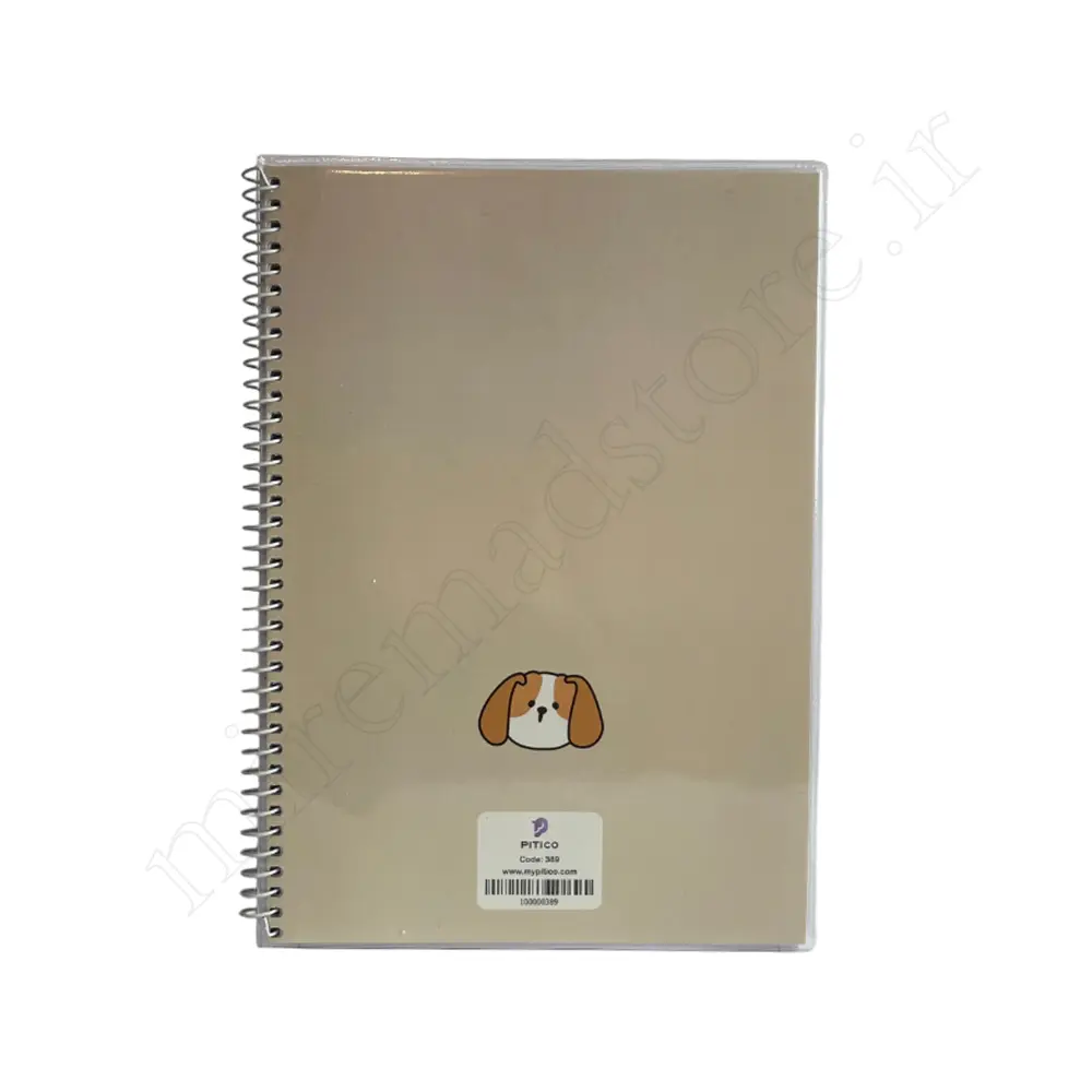 دفتر 80 برگ تک خط مجلدپیتیکو PITICO-NO:389