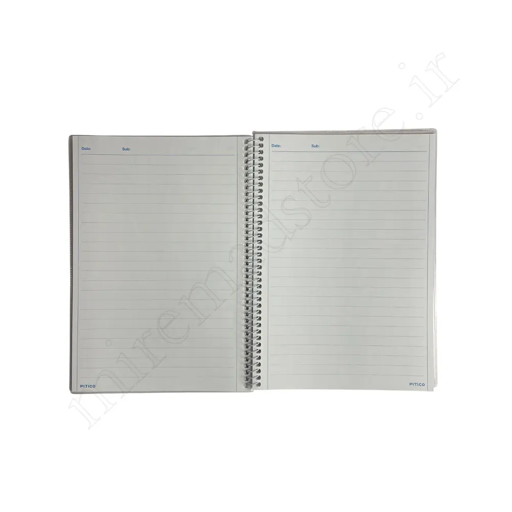 دفتر40برگ تک خط مجلد PITICO-371