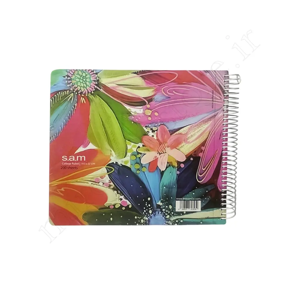 دفتر 100 برگ تک خط مقوایی سم S.A.M-4017