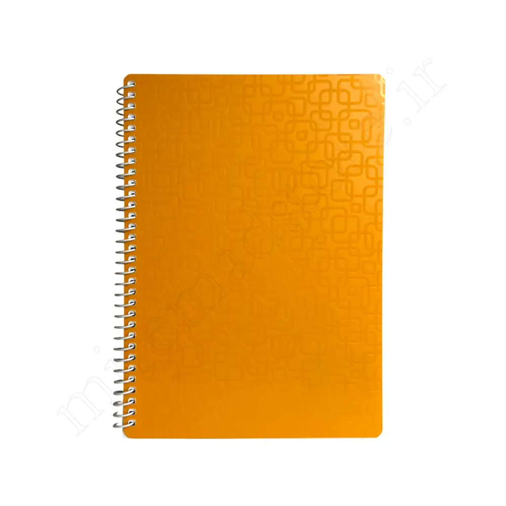 دفتر 100 برگ طلقی تک خط گلبرگ GOLBARG-PP500