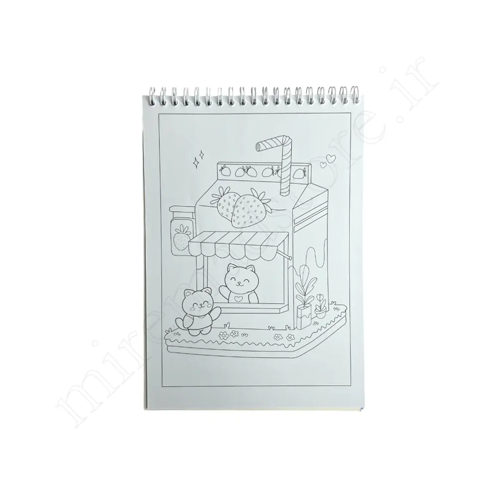 دفتررنگ آمیزی40 برگ رحلی پیتیکو PITICO-NO:410