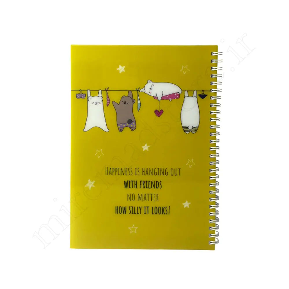 دفتر60برگ تک خط پاپکو PAPCO-NB:634F16