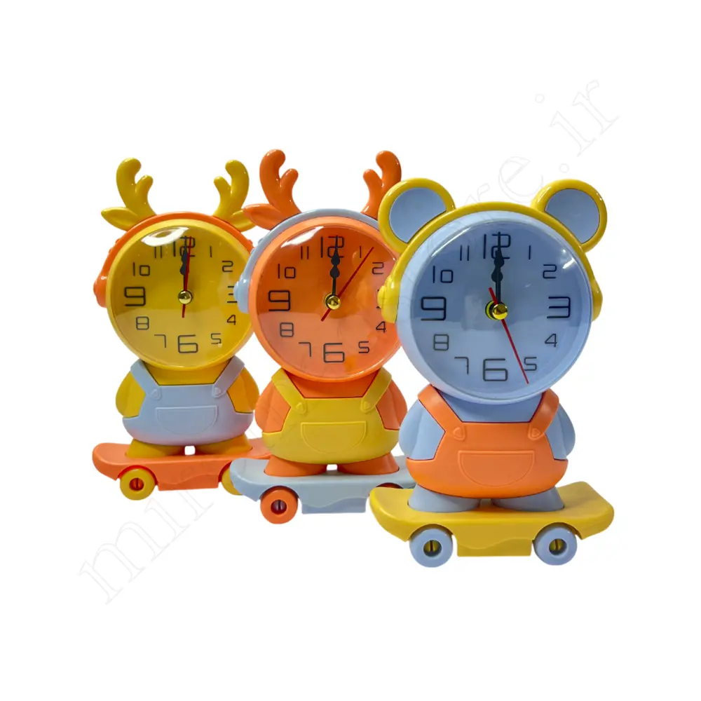 ساعت رومیزی زنگداراسکیتCARTOON-346