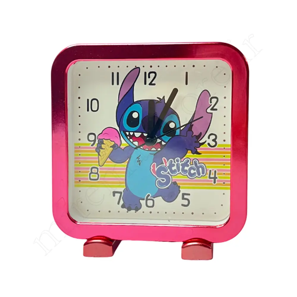 ساعت رومیزی زنگدارخرگوشی کرومیCLOCK-3420-316
